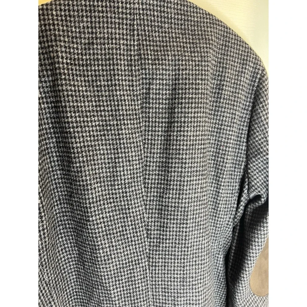 American Eagle Outfitters Mens The Legendary Blazer L Wool Blend Herringbone Jac